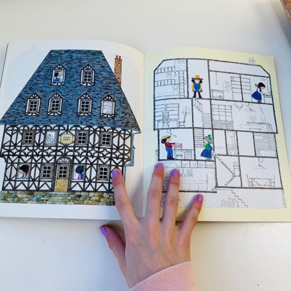 VINTAGE 1983 ANNO'S COUNTING HOUSE BY MITSUMASA ANNO BOOK PB